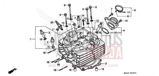 CULASSE FX650Y de 2000